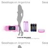 Vibrador flexible con estimulador de clitoris y 6 funciones de vibracion